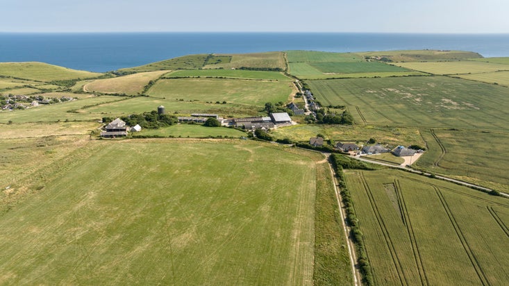 The area surrounding Weston Farm Motorhome Site, Dorset